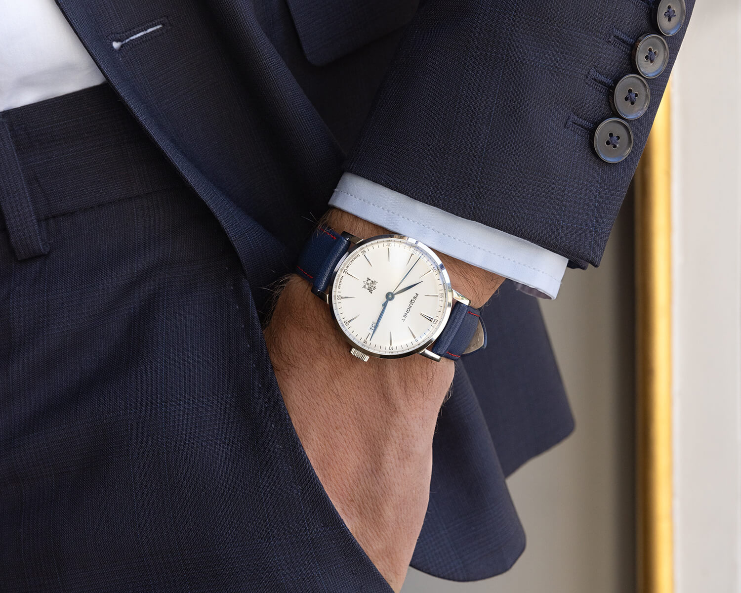 腕時計試着様子